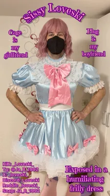 This is what a real locked sissy looks like