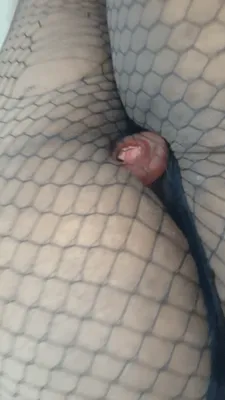 Ass in fishnet